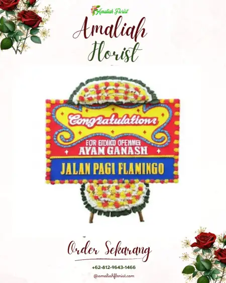 Sewa Papan Bunga Subi