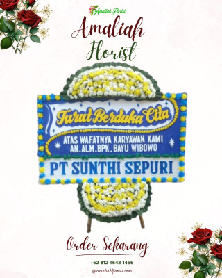 Papan Bunga Duka di Subi