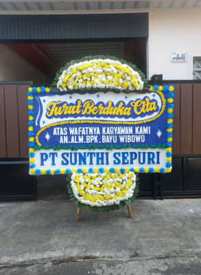 Papan Bunga Duka di Subi