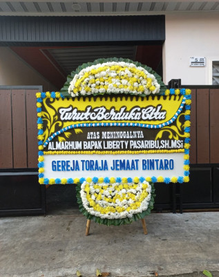Papan Bunga Duka di Subi