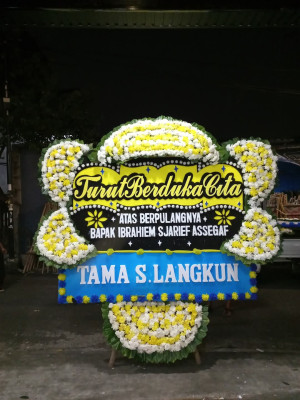 Papan Bunga Duka di Subi