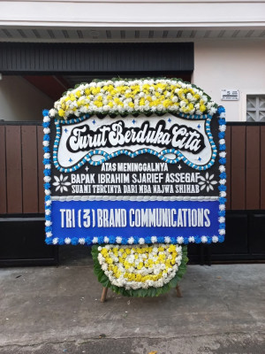 Papan Bunga Duka di Subi